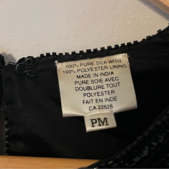 Vintage Braemar by Jeremy Scott 80s glam sequin beaded silk blouse womens medium - Picture 6 of 12